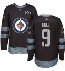Jets #9 Bobby Hull Black 1917 2017 100th Anniversary Stitched NHL Jersey Jets #9 Bobby Hull Black 1917 2017 100th Anniversary Stitched NHL Jersey