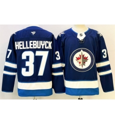 Men Winnipeg Jets 37 Connor Hellebuyck Connor Hellebuyck Navy 2024 25 Home Stitched Hockey Jersey Men Winnipeg Jets 37 Connor Hellebuyck Connor Hellebuyck Navy 2024 25 Home Stitched Hockey Jersey