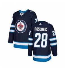 Mens Adidas Winnipeg Jets 28 Jack Roslovic Authentic Navy Blue Home NHL Jersey Mens Adidas Winnipeg Jets 28 Jack Roslovic Authentic Navy Blue Home NHL Jersey