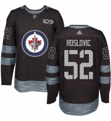 Mens Adidas Winnipeg Jets 52 Jack Roslovic Premier Black 1917 2017 100th Anniversary NHL Jersey Mens Adidas Winnipeg Jets 52 Jack Roslovic Premier Black 1917 2017 100th Anniversary NHL Jersey