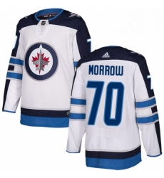 Mens Adidas Winnipeg Jets 70 Joe Morrow Authentic White Away NHL Jerse Mens Adidas Winnipeg Jets 70 Joe Morrow Authentic White Away NHL Jerse