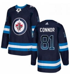 Mens Adidas Winnipeg Jets 81 Kyle Connor Authentic Navy Blue Drift Fashion NHL Jersey Mens Adidas Winnipeg Jets 81 Kyle Connor Authentic Navy Blue Drift Fashion NHL Jersey