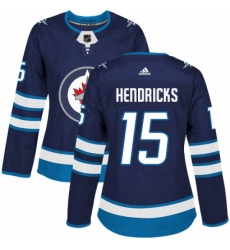 Womens Adidas Winnipeg Jets 15 Matt Hendricks Premier Navy Blue Home NHL Jersey Womens Adidas Winnipeg Jets 15 Matt Hendricks Premier Navy Blue Home NHL Jersey