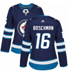 Womens Adidas Winnipeg Jets 16 Laurie Boschman Authentic Navy Blue Home NHL Jersey Womens Adidas Winnipeg Jets 16 Laurie Boschman Authentic Navy Blue Home NHL Jersey