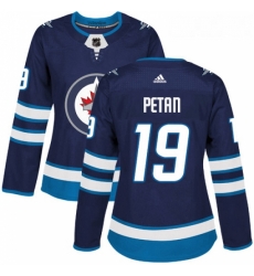 Womens Adidas Winnipeg Jets 19 Nic Petan Premier Navy Blue Home NHL Jersey Womens Adidas Winnipeg Jets 19 Nic Petan Premier Navy Blue Home NHL Jersey