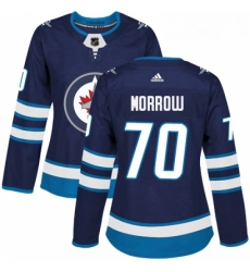 Womens Adidas Winnipeg Jets 70 Joe Morrow Authentic Navy Blue Home NHL Jerse Womens Adidas Winnipeg Jets 70 Joe Morrow Authentic Navy Blue Home NHL Jerse
