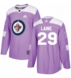 Youth Adidas Winnipeg Jets 29 Patrik Laine Authentic Purple Fights Cancer Practice NHL Jersey Youth Adidas Winnipeg Jets 29 Patrik Laine Authentic Purple Fights Cancer Practice NHL Jersey