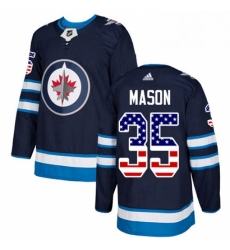 Youth Adidas Winnipeg Jets 35 Steve Mason Authentic Navy Blue USA Flag Fashion NHL Jersey Youth Adidas Winnipeg Jets 35 Steve Mason Authentic Navy Blue USA Flag Fashion NHL Jersey