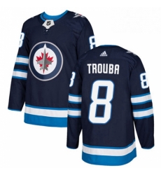 Youth Adidas Winnipeg Jets 8 Jacob Trouba Authentic Navy Blue Home NHL Jersey Youth Adidas Winnipeg Jets 8 Jacob Trouba Authentic Navy Blue Home NHL Jersey