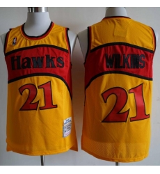 Atlanta Hawks 21 Dominique Wilkins Orange 1986 87 Hardwood Classics Jersey Atlanta Hawks 21 Dominique Wilkins Orange 1986 87 Hardwood Classics Jersey