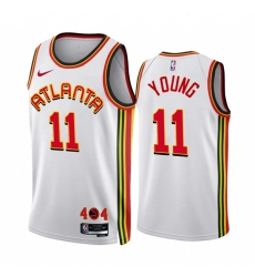 Men's Atlanta Hawks #11 Trae Young 2022-23 White Association Edition Stitched Jersey Men's Atlanta Hawks #11 Trae Young 2022-23 White Association Edition Stitched Jersey