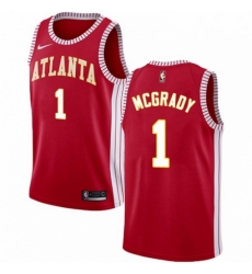 Mens Nike Atlanta Hawks 1 Tracy Mcgrady Authentic Red NBA Jersey Statement Edition Mens Nike Atlanta Hawks 1 Tracy Mcgrady Authentic Red NBA Jersey Statement Edition