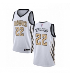 Womens Atlanta Hawks 22 Cam Reddish Swingman White Basketball Jersey City Edition Womens Atlanta Hawks 22 Cam Reddish Swingman White Basketball Jersey City Edition