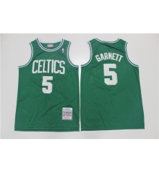 Men Boston Celtics #5 Kevin Garnett Green Throwback Stitched NBA Jersey Men Boston Celtics #5 Kevin Garnett Green Throwback Stitched NBA Jersey