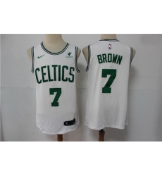 Men Boston Celtics Jaylen Brown 7 White NBA New Nike Swingman jersey Men Boston Celtics Jaylen Brown 7 White NBA New Nike Swingman jersey