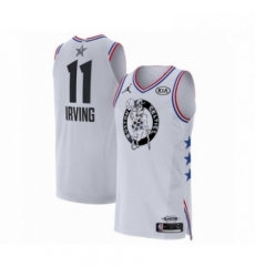 Mens Jordan Boston Celtics 11 Kyrie Irving Authentic White 2019 All Star Game Basketball Jersey Mens Jordan Boston Celtics 11 Kyrie Irving Authentic White 2019 All Star Game Basketball Jersey
