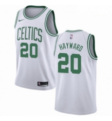 Mens Nike Boston Celtics 20 Gordon Hayward Swingman White NBA Jersey Association Edition Mens Nike Boston Celtics 20 Gordon Hayward Swingman White NBA Jersey Association Edition