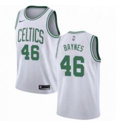 Mens Nike Boston Celtics 46 Aron Baynes Swingman White NBA Jersey Association Edition Mens Nike Boston Celtics 46 Aron Baynes Swingman White NBA Jersey Association Edition