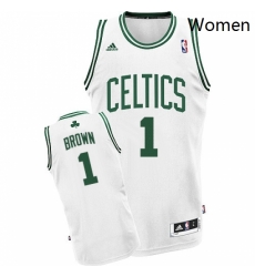 Womens Adidas Boston Celtics 1 Walter Brown Swingman White Home NBA Jersey Womens Adidas Boston Celtics 1 Walter Brown Swingman White Home NBA Jersey