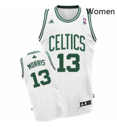 Womens Adidas Boston Celtics 13 Marcus Morris Swingman White Home NBA Jersey Womens Adidas Boston Celtics 13 Marcus Morris Swingman White Home NBA Jersey