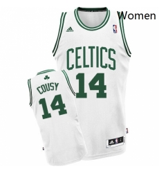 Womens Adidas Boston Celtics 14 Bob Cousy Swingman White Home NBA Jersey Womens Adidas Boston Celtics 14 Bob Cousy Swingman White Home NBA Jersey