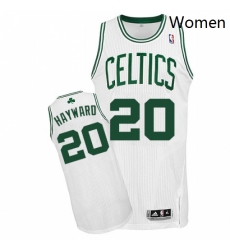 Womens Adidas Boston Celtics 20 Gordon Hayward Authentic White Home NBA Jersey Womens Adidas Boston Celtics 20 Gordon Hayward Authentic White Home NBA Jersey