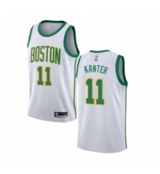 Womens Boston Celtics 11 Enes Kanter Swingman White Basketball Jersey City Edition Womens Boston Celtics 11 Enes Kanter Swingman White Basketball Jersey City Edition