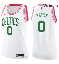 Womens Nike Boston Celtics 0 Robert Parish Swingman WhitePink Fashion NBA Jersey Womens Nike Boston Celtics 0 Robert Parish Swingman WhitePink Fashion NBA Jersey