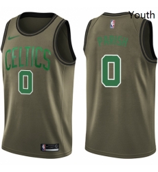 Youth Nike Boston Celtics 0 Robert Parish Swingman Green Salute to Service NBA Jersey Youth Nike Boston Celtics 0 Robert Parish Swingman Green Salute to Service NBA Jersey