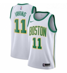 Youth Nike Boston Celtics 11 Kyrie Irving Swingman White NBA Jersey City Edition Youth Nike Boston Celtics 11 Kyrie Irving Swingman White NBA Jersey City Edition