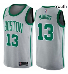 Youth Nike Boston Celtics 13 Marcus Morris Swingman Gray NBA Jersey City Edition Youth Nike Boston Celtics 13 Marcus Morris Swingman Gray NBA Jersey City Edition