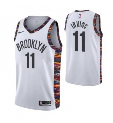 Men Brooklyn Nets 11 Kyrie Irving Swingman Black Basketball Jersey 2018 19 City Edition Men Brooklyn Nets 11 Kyrie Irving Swingman Black Basketball Jersey 2018 19 City Edition