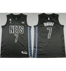 Men Brooklyn Nets 7 Kevin Durant Black2022 23 Statement Edition No 6 Patch Stitched Basketball Jersey Men Brooklyn Nets 7 Kevin Durant Black2022 23 Statement Edition No 6 Patch Stitched Basketball Jersey
