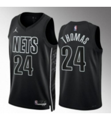 Men New York Brooklyn Nets Cam Thomas Black Fashion Stitched Jersey Men New York Brooklyn Nets Cam Thomas Black Fashion Stitched Jersey