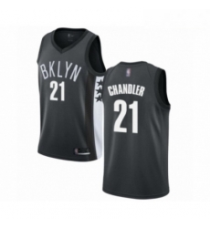 Mens Brooklyn Nets 21 Wilson Chandler Authentic Gray Basketball Jersey Statement Edition Mens Brooklyn Nets 21 Wilson Chandler Authentic Gray Basketball Jersey Statement Edition