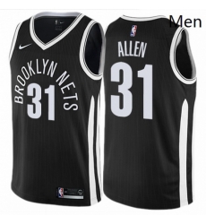 Mens Nike Brooklyn Nets 31 Jarrett Allen Authentic Black NBA Jersey City Edition Mens Nike Brooklyn Nets 31 Jarrett Allen Authentic Black NBA Jersey City Edition