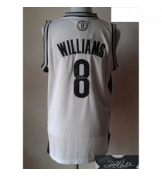 Revolution 30 Autographed Nets 8 Deron Williams White Stitched NBA Jersey Revolution 30 Autographed Nets 8 Deron Williams White Stitched NBA Jersey