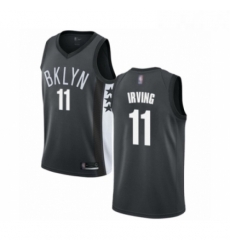 Womens Brooklyn Nets 11 Kyrie Irving Authentic Gray Basketball Jersey Statement Edition Womens Brooklyn Nets 11 Kyrie Irving Authentic Gray Basketball Jersey Statement Edition