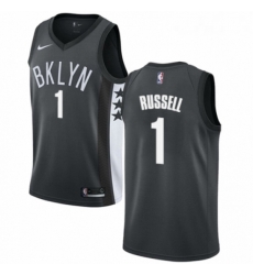 Womens Nike Brooklyn Nets 1 DAngelo Russell Authentic Gray NBA Jersey Statement Edition Womens Nike Brooklyn Nets 1 DAngelo Russell Authentic Gray NBA Jersey Statement Edition