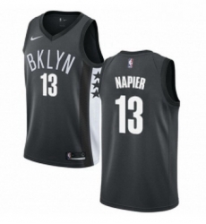 Womens Nike Brooklyn Nets 13 Shabazz Napier Swingman Gray NBA Jersey Statement Edition Womens Nike Brooklyn Nets 13 Shabazz Napier Swingman Gray NBA Jersey Statement Edition