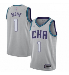 Hornets 1 Malik Monk Gray Basketball Jordan Swingman City Edition 2019 20 Jersey Hornets 1 Malik Monk Gray Basketball Jordan Swingman City Edition 2019 20 Jersey