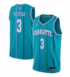 Men Nike Charlotte Hornets 3 Terry Rozier Aqua NBA Jordan Swingman Hardwood Classics Jersey Men Nike Charlotte Hornets 3 Terry Rozier Aqua NBA Jordan Swingman Hardwood Classics Jersey
