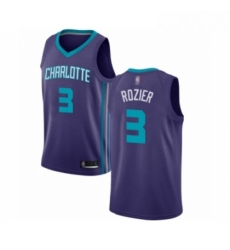 Womens Jordan Charlotte Hornets 3 Terry Rozier Authentic Purple Basketball Jersey Statement Edition Womens Jordan Charlotte Hornets 3 Terry Rozier Authentic Purple Basketball Jersey Statement Edition