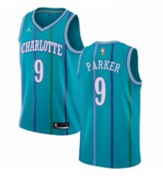 Womens Nike Jordan Charlotte Hornets 9 Tony Parker Swingman Aqua Hardwood Classics NBA Jersey Womens Nike Jordan Charlotte Hornets 9 Tony Parker Swingman Aqua Hardwood Classics NBA Jersey