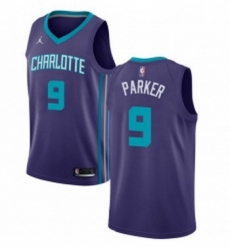Womens Nike Jordan Charlotte Hornets 9 Tony Parker Swingman Purple NBA Jersey Statement Edition Womens Nike Jordan Charlotte Hornets 9 Tony Parker Swingman Purple NBA Jersey Statement Edition