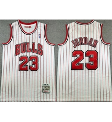 Men Chicago Bulls 23 Michael Jordan White Stitched Basketball Jersey