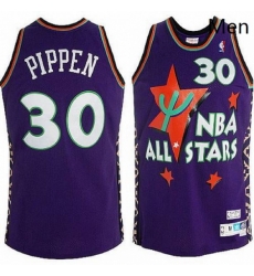 Mens Adidas Chicago Bulls 30 Scottie Pippen Swingman Purple 1995 All Star Throwback NBA Jersey Mens Adidas Chicago Bulls 30 Scottie Pippen Swingman Purple 1995 All Star Throwback NBA Jersey