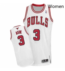 Womens Adidas Chicago Bulls 3 Omer Asik Authentic White Home NBA Jersey Womens Adidas Chicago Bulls 3 Omer Asik Authentic White Home NBA Jersey