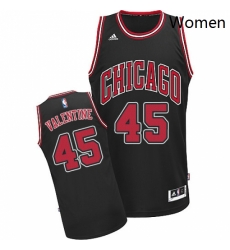 Womens Adidas Chicago Bulls 45 Denzel Valentine Swingman Black Alternate NBA Jersey Womens Adidas Chicago Bulls 45 Denzel Valentine Swingman Black Alternate NBA Jersey
