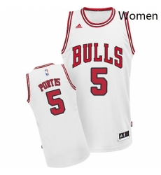 Womens Adidas Chicago Bulls 5 Bobby Portis Swingman White Home NBA Jersey Womens Adidas Chicago Bulls 5 Bobby Portis Swingman White Home NBA Jersey